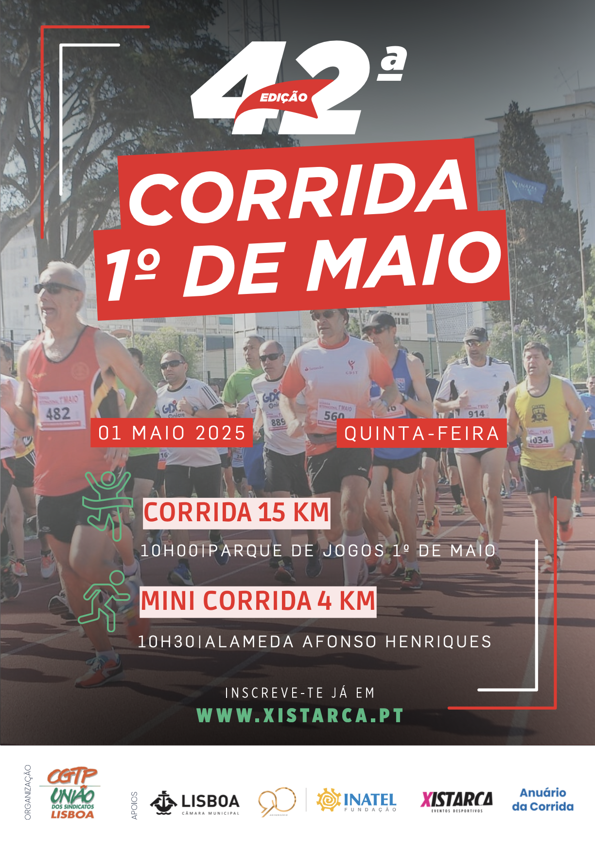 42ª CORRIDA E MINI-CORRIDA 1º DE MAIO